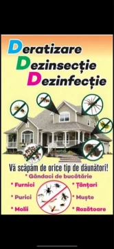 Dezinfecție, dezinsecție, deratizare
